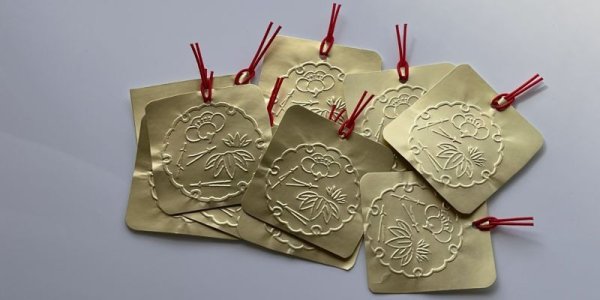 画像9: 「雪輪松竹梅（ゆきわしょうちくばい）」　エンボッサー (9)