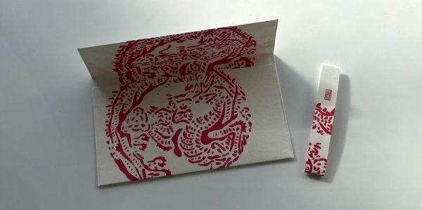 画像7: 「感謝(短冊)」の本柘植遊印 (7)