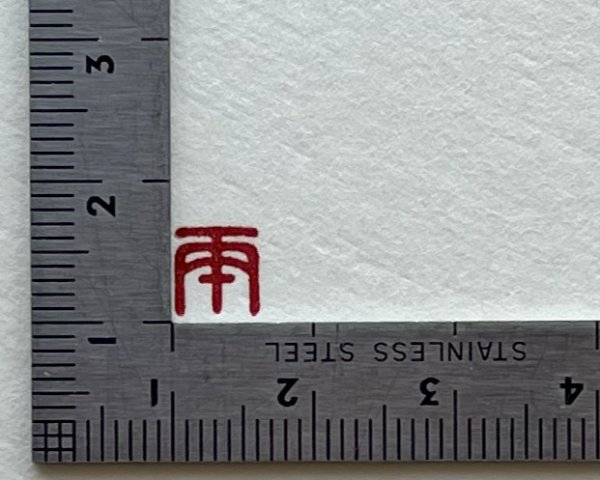 画像2: 「丙午（ひのえうま）朱文／白文短冊」の本柘植遊印 (2)