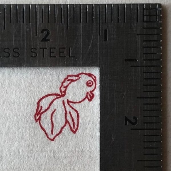 画像4: 「金魚(赤)」の本柘植遊印 (4)