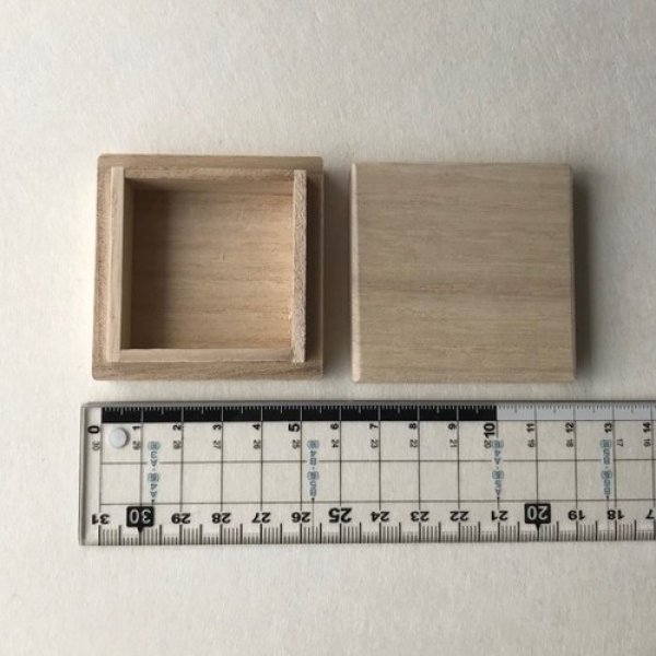 画像1: 遊楽の印箱（桐箱）　横置き・小サイズ (1)