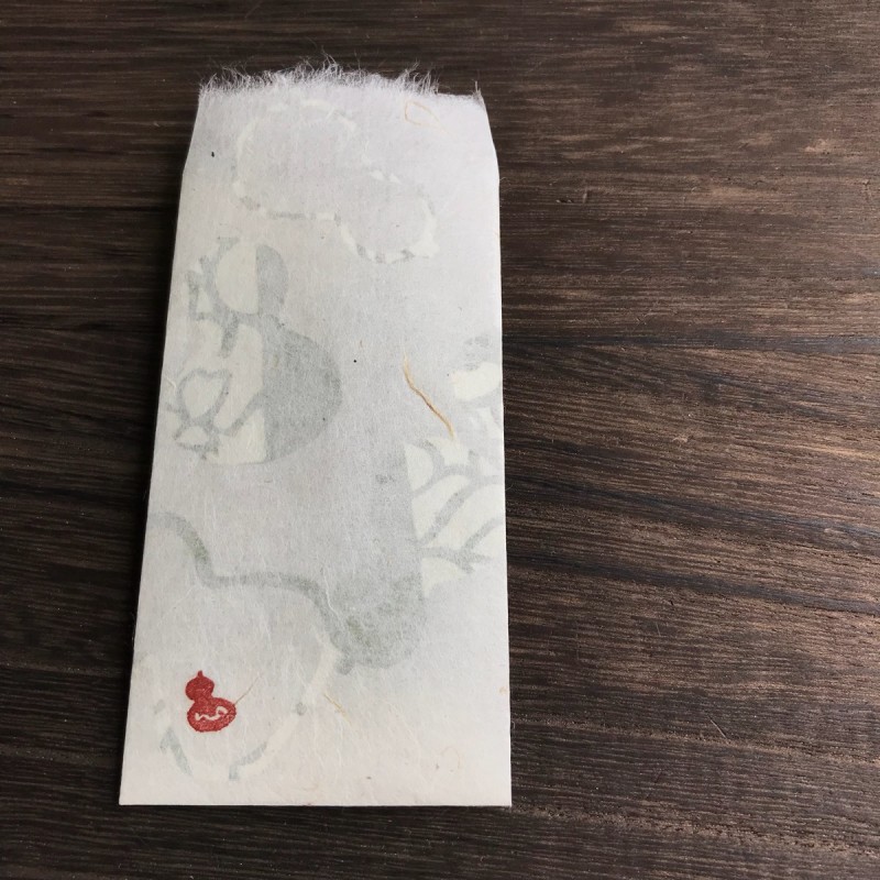 透ける和紙で封筒を作る