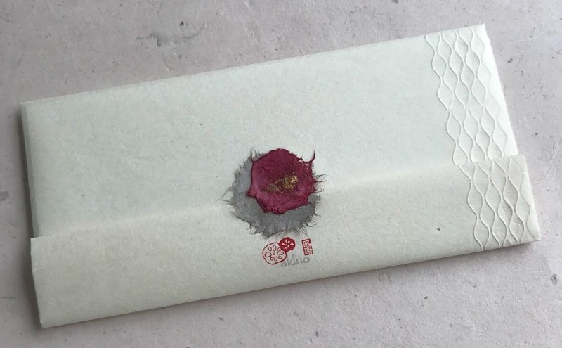 和紙封緘紙の色合わせ