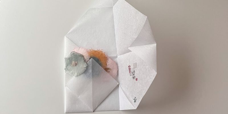 「切手包み」の折形