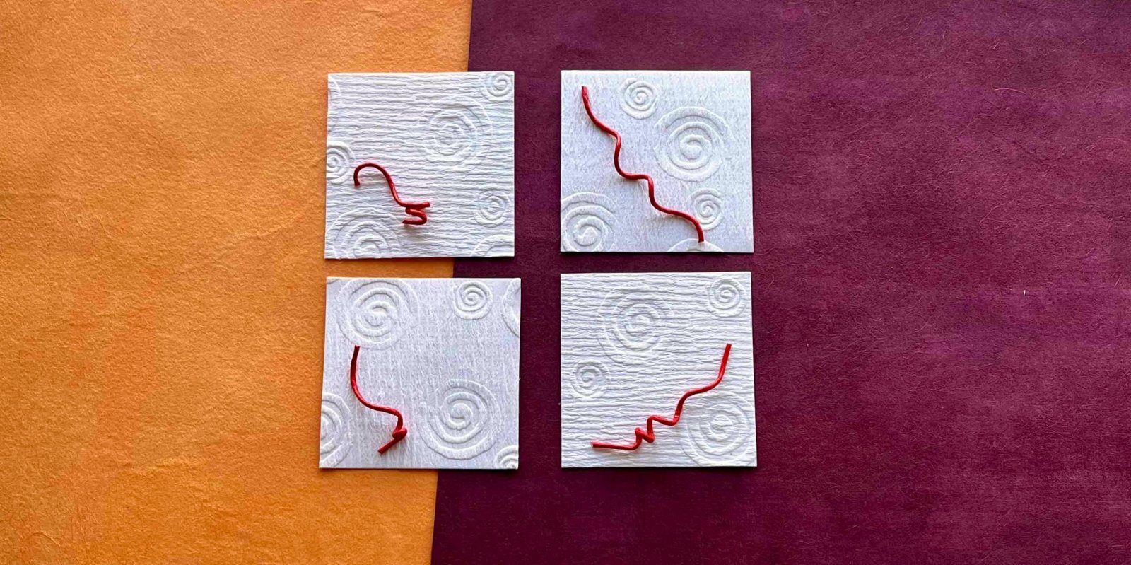 水引をくるくるする