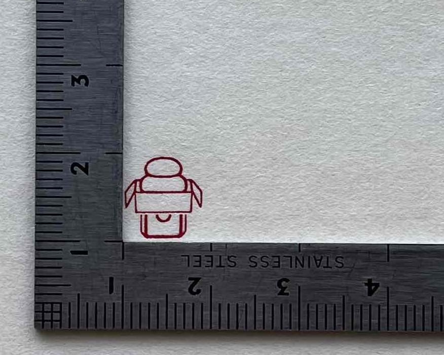 「稲穂」本柘植遊印　工房蓮